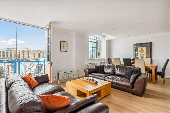 Two bedroom warehouse conversion moments from St Katharine Docks.