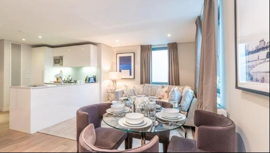 A  three bedroom apartment to rent in Merchant Square, London W2.