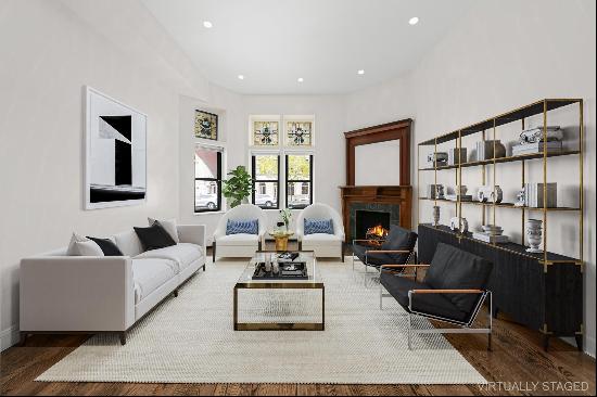 This 20-foot wide West End Avenue townhouse is part of an eight home development design