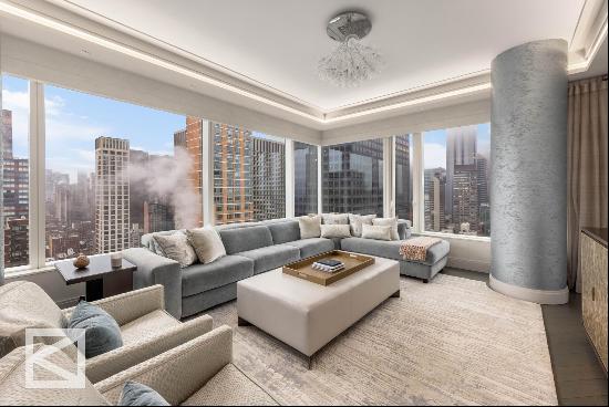 Designed by RGR Interior Architecture, Andres Guzman's vision elevates 252 East 57th Stree