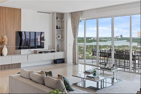 Discover luxury living in this exquisitely renovated penthouse at Bal Harbour 101. With 2 