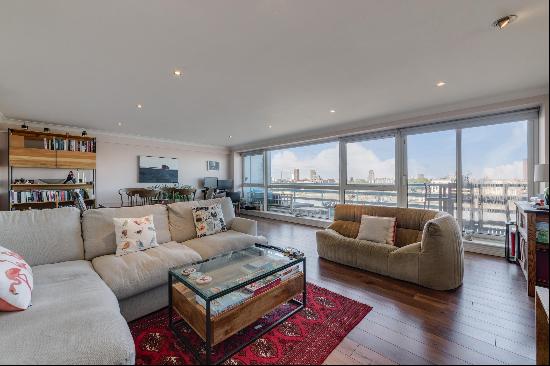 A two bedroom riverside penthouse, in Arnhem Wharf.