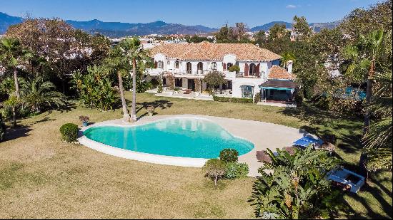 A magnificent, eight bedroom, south-facing beachfront villa.