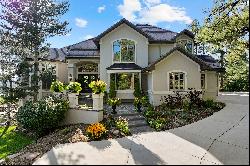 Nestled elegantly on a 1+ acre lot