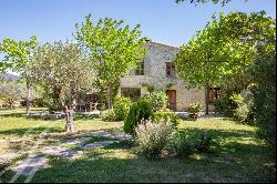 Lourmarin very beautiful renovated old property at the foot of the Luberon on 1.4 hectares