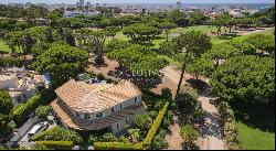 Buy 4 bedroom golfcourse villa with pool in Vilamoura near the beach and marina