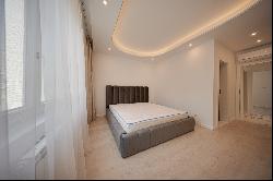 Designer two-bedroom apartment in a gated complex for rent