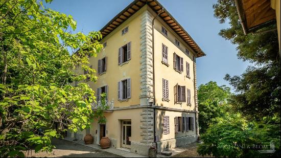 The Borghese Residence with a view of Cetona, Siena - Tuscany