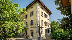 The Borghese Residence with a view of Cetona, Siena - Tuscany