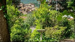 The Borghese Residence with a view of Cetona, Siena - Tuscany