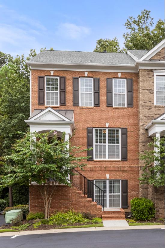 Three-story End Unit Townhome in Sought-after Gated Community