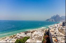 Excellent duplex penthouse near Ipanema Beach with stunning views