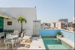 Excellent duplex penthouse near Ipanema Beach with stunning views