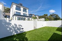 Panoramic sea views of St Aubin's Bay and ready to just move in!