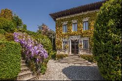 Early 20th century villa with centuries-old park and lake view