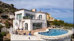 Three-Bedroom Villa with Spectacular Sea Views for Sale in Cumbr, Benitachell 03726