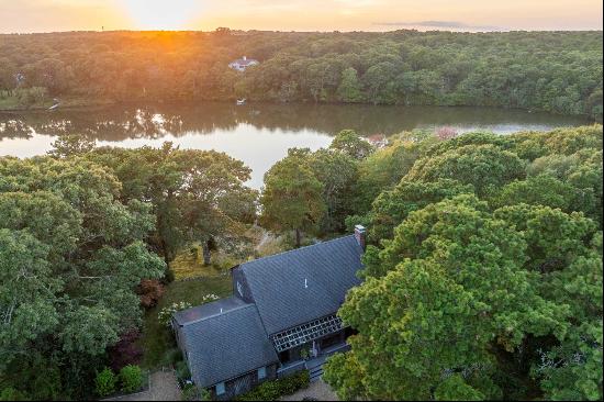 Serene Beauty Overlooking Freshwater Pond