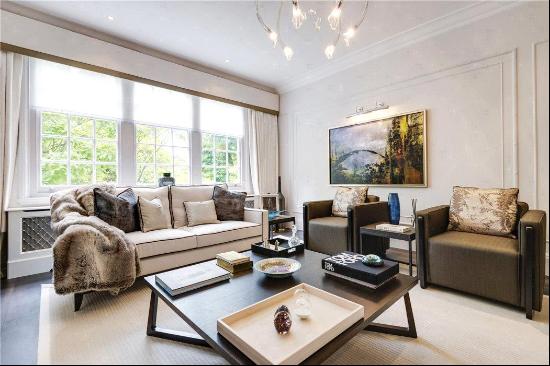 A 3 bedroom flat for sale on Ferncroft Avenue, NW3.