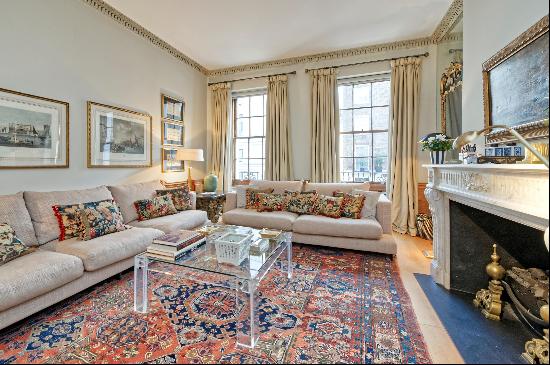 A fantastic first-floor flat in a highly sought-after Belgravia location with off-street p