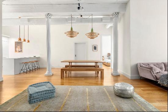 Just listed! Rarely available - - a modest-sized historic loft with grand-scale proport