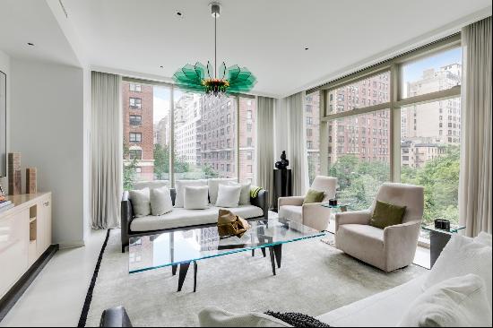 Residence #2 at 1055 Park Avenue has been featured in Architectural Digest, and occupie