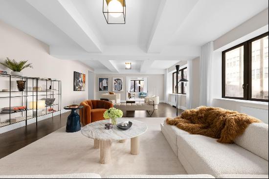 IMMEDIATE OCCUPANCY.The Penthouse at Gramercy Square's Boutique Building presents a striki