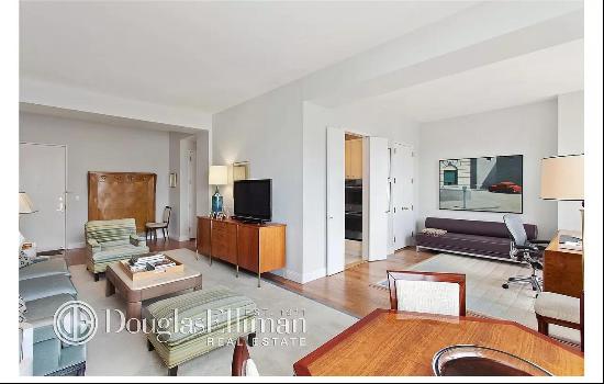 This fabulous four-room apartment has one king size bedroom, two full bathrooms and a d