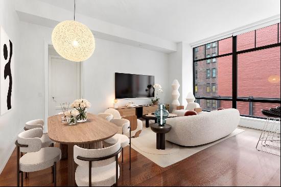 Welcome home to Residence 7A at 10 Madison Square West! This stunning and spacious 1 be