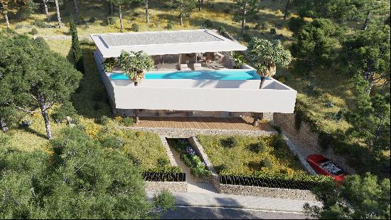 A beautiful villa currently in the final stages of construction, with the possibility to a