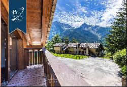 Exclusive newly built detached chalet for sale in the central hamlet of Courmayeur Plan Go