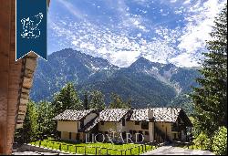 Exclusive newly built detached chalet for sale in the central hamlet of Courmayeur Plan Go