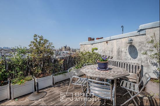 house-like multi-level apartment with a beautiful terrace