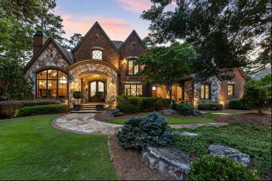 custom home in the sought-after river club