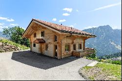 Splendid chalet, breathtaking view of the Alps