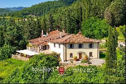 MANORIAL VILLA WITH VINEYARDS FOR SALE IN CHIANTI RUFINA, TUSCANY