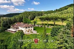 MANORIAL VILLA WITH VINEYARDS FOR SALE IN CHIANTI RUFINA, TUSCANY