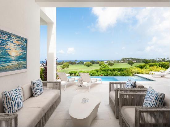 Sea view modern residence situated within the exclusive Apes Hill Polo Estate on Barbados'