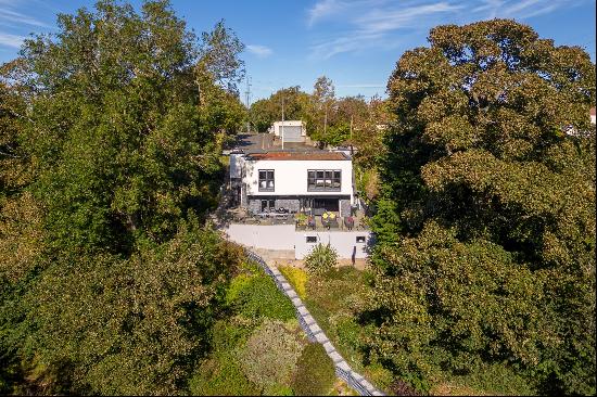 A modern luxury home offering stunning views across the Water of Leith