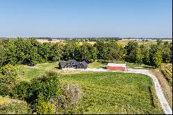 Stunning Custom-Built Ranch On 24+ Acres of Serene Countryside