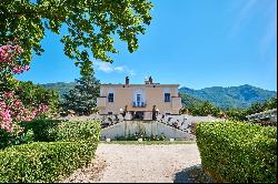 Magnificent historical villa surrounded by greenery