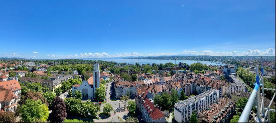 Fantastic 1-room loft apartment with a view of Lake Constance