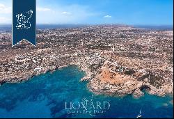 A modern real estate complex with 33 units for sale on the island of Lampedusa, a small ea