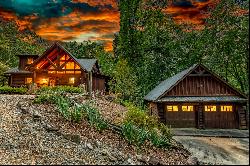 Exquisite Timber Lodge Cohutta National Forest Chalet