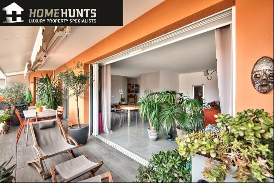 NICE LE PORT - 157.63 M&#178; 4/5-ROOM APARTMENT FOR SALE - TOP FLOOR - SOUGHT-AFTER RESID