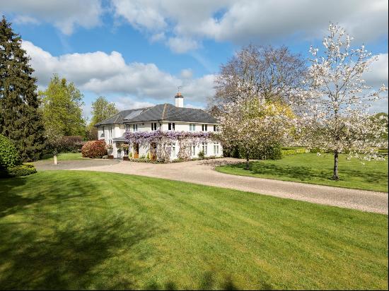 A wonderfully private country home on the edge of a village.