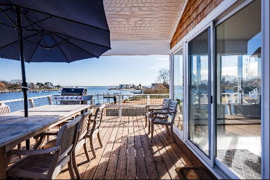 Waterfront in Hampton Bays with private boat launch Discover 27 Nautilus Drive in Hampton 