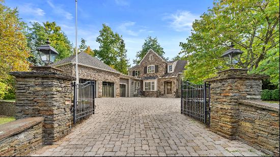 Elegant Berkshire Stone Estate with 125 acres of Canyon Ranch Serenity