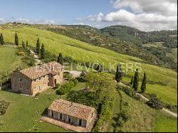 The gullies, the gorse, the cypresses, the Val d'Orcia