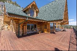 Tranquil Custom Log Home Retreat