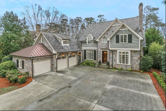 Stunning Gated Home on Quiet Street in Buckhead